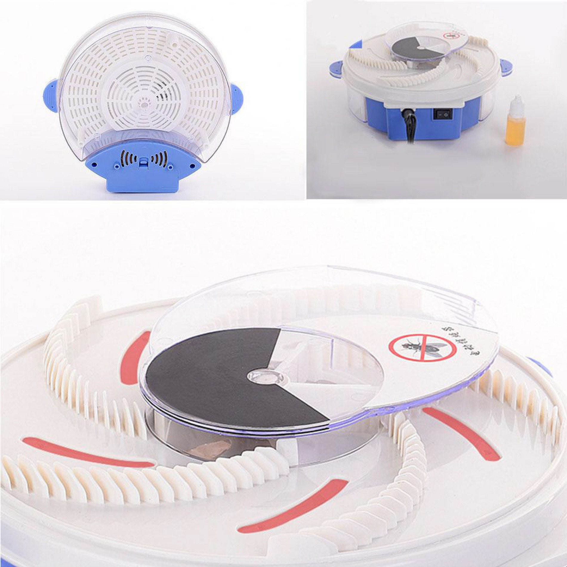 Miniatura 4 de Trampa Atrapa Moscas Eléctrica Recarga